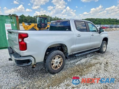 Trzecie zdjęcie samochodu z tyłu: 2019 CHEVROLET SILVERADO C1500 LT VIN:3GCPWCEK0KG189899 - miniatura