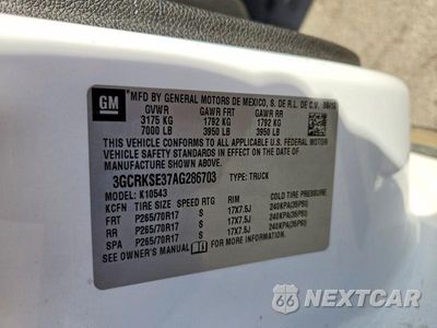 Zdjęcie 12 z 12 samochodu: 2010 CHEVROLET SILVERADO K1500 LT VIN:3GCRKSE37AG286703 - miniatura