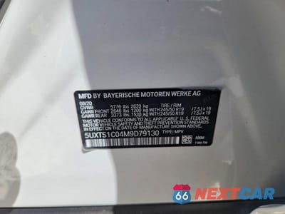 Zdjęcie 12 z 12 samochodu: 2021 BMW X3 XDRIVE30E VIN:5UXTS1C04M9D79130 - miniatura