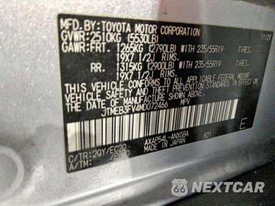 Zdjęcie 13 z 13 samochodu: 2021 TOYOTA RAV4 PRIME XSE VIN:JTMEB3FV4MD072466 - miniatura