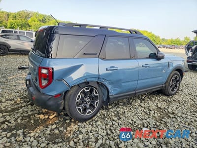 Trzecie zdjęcie samochodu z tyłu: 2025 FORD BRONCO SPORT OUTER BANKS VIN:3FMCR9CN4SRE03492 - miniatura