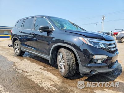 Czwarte zdjęcie samochodu z boku: 2017 HONDA PILOT EXL VIN:5FNYF5H50HB012709 - miniatura