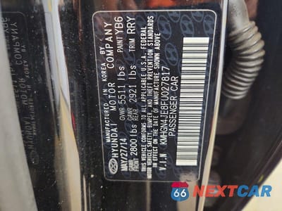 Zdjęcie 12 z 12 samochodu: 2015 HYUNDAI GENESIS 3.8L VIN:KMHGN4JE8FU027817 - miniatura