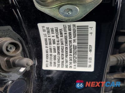 Zdjęcie 13 z 13 samochodu: 2016 HONDA CIVIC EX VIN:19XFC2F72GE210327 - miniatura
