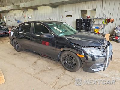 Czwarte zdjęcie samochodu z boku: 2017 HONDA CIVIC LX VIN:19XFC2E51HE067470 - miniatura