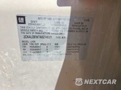 Zdjęcie 13 z 13 samochodu: 2010 CHEVROLET EQUINOX LT VIN:2CNALDEW7A6274901 - miniatura