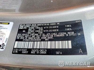 Zdjęcie 13 z 13 samochodu: 2025 LEXUS NX 350 BASE VIN:2T2AGCEZ8SC083609 - miniatura