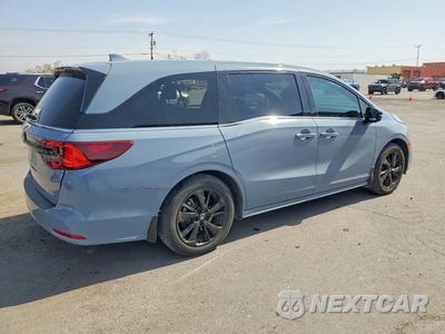 Trzecie zdjęcie samochodu z tyłu: 2024 HONDA ODYSSEY SPORT VIN:5FNRL6H7XRB066301 - miniatura