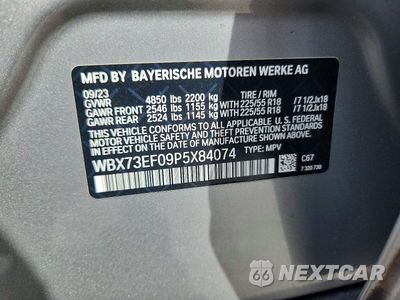 Zdjęcie 12 z 12 samochodu: 2023 BMW X1 XDRIVE28I VIN:WBX73EF09P5X84074 - miniatura