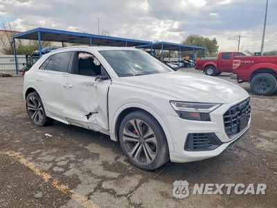 Czwarte zdjęcie samochodu z boku: 2019 AUDI Q8 PREMIUM PLUS VIN:WA1BVAF16KD037642 - miniatura