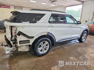 Trzecie zdjęcie samochodu z tyłu: 2022 FORD EXPLORER XLT VIN:1FMSK8DH0NGA28151 - miniatura