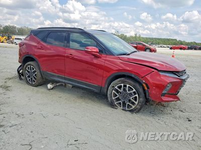 Czwarte zdjęcie samochodu z boku: 2024 CHEVROLET BLAZER RS VIN:3GNKBKRS3RS245973 - miniatura