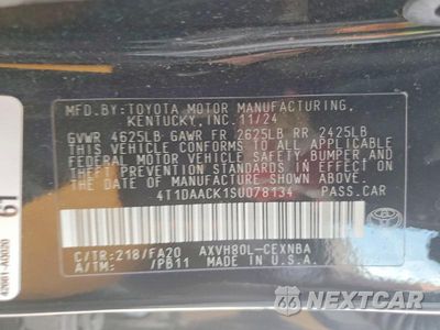 Zdjęcie 13 z 13 samochodu: 2025 TOYOTA CAMRY LE VIN:4T1DAACK1SU078134 - miniatura
