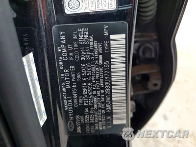 Zdjęcie 13 z 13 samochodu: 2008 HYUNDAI TUCSON GLS VIN:KM8JM12B88U872195 - miniatura