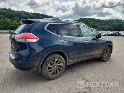 Trzecie zdjęcie samochodu z tyłu: 2016 NISSAN ROGUE SL VIN:5N1AT2MV2GC842078 - miniatura