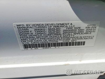 Zdjęcie 13 z 13 samochodu: 2022 ACURA MDX A-SPEC VIN:5J8YE1H09NL019149 - miniatura