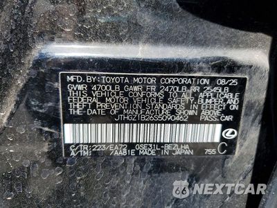 Zdjęcie 12 z 12 samochodu: 2025 LEXUS IS 350 F SPORT VIN:JTHGZ1B26S5090462 - miniatura
