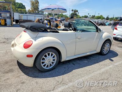 Trzecie zdjęcie samochodu z tyłu: 2004 VOLKSWAGEN NEW BEETLE GLS VIN:3VWCM31Y14M317079 - miniatura
