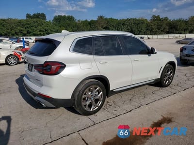 Trzecie zdjęcie samochodu z tyłu: 2022 BMW X3 XDRIVE30I VIN:5UX53DP05N9N18049 - miniatura