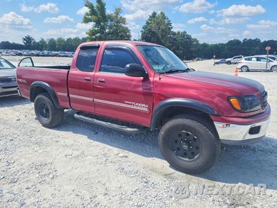 Czwarte zdjęcie samochodu z boku: 2002 TOYOTA TUNDRA ACCESS CAB LIMITED VIN:5TBRT38142S332609 - miniatura