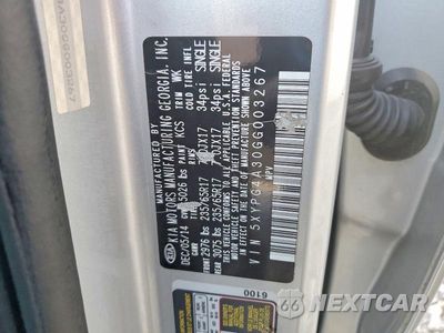 Zdjęcie 13 z 13 samochodu: 2016 KIA SORENTO LX VIN:5XYPG4A30GG003267 - miniatura
