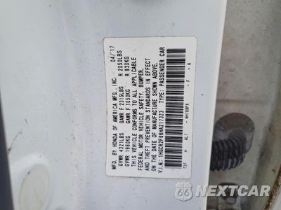 Zdjęcie 13 z 13 samochodu: 2017 HONDA ACCORD EXL VIN:1HGCR2F96HA217323 - miniatura