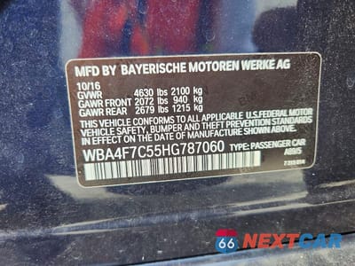 Zdjęcie 12 z 12 samochodu: 2017 BMW 430I GRAN COUPE VIN:WBA4F7C55HG787060 - miniatura