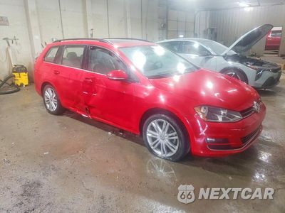Czwarte zdjęcie samochodu z boku: 2015 VOLKSWAGEN GOLF SPORTWAGEN TDI S VIN:3VWCA7AU8FM514606 - miniatura