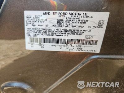 Zdjęcie 14 z 14 samochodu: 2013 FORD EDGE LIMITED VIN:2FMDK4KC5DBA45316 - miniatura