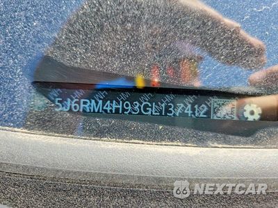 Zdjęcie 12 z 12 samochodu: 2016 HONDA CR-V TOURING VIN:5J6RM4H93GL137412 - miniatura