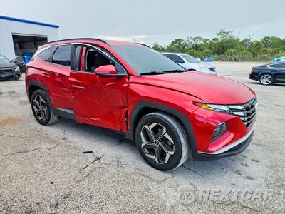 Czwarte zdjęcie samochodu z boku: 2022 HYUNDAI TUCSON SEL VIN:5NMJFCAE8NH090231 - miniatura