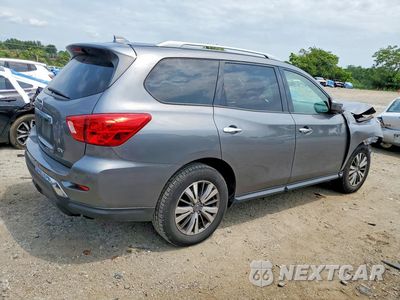 Trzecie zdjęcie samochodu z tyłu: 2019 NISSAN PATHFINDER SV VIN:5N1DR2MM8KC625310 - miniatura