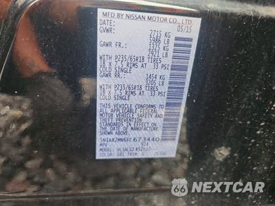 Zdjęcie 13 z 13 samochodu: 2015 NISSAN PATHFINDER SL VIN:5N1AR2MN6FC673440 - miniatura