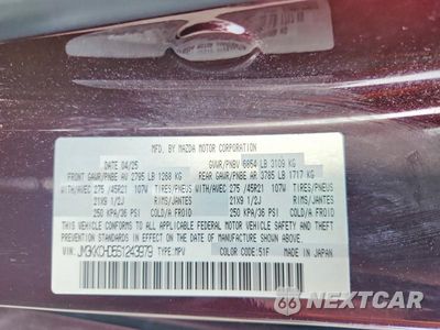 Zdjęcie 13 z 13 samochodu: 2025 MAZDA CX-90 PREMIUM SPORT VIN:JM3KKCHD5S1243979 - miniatura