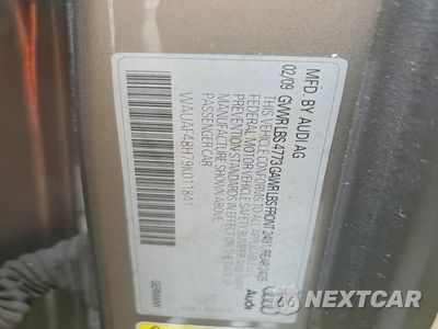 Zdjęcie 13 z 13 samochodu: 2009 AUDI A4 2.0T CABRIOLET VIN:WAUAF48H79K011841 - miniatura