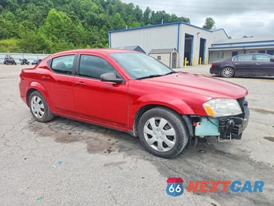 Czwarte zdjęcie samochodu z boku: 2014 DODGE AVENGER SE VIN:1C3CDZAB9EN173570 - miniatura