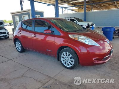 Czwarte zdjęcie samochodu z boku: 2013 NISSAN LEAF S VIN:1N4AZ0CP7DC401106 - miniatura