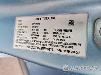Zdjęcie 12 z 12 samochodu: 2021 TESLA MODEL 3 VIN:5YJ3E1EA6MF099114 - miniatura
