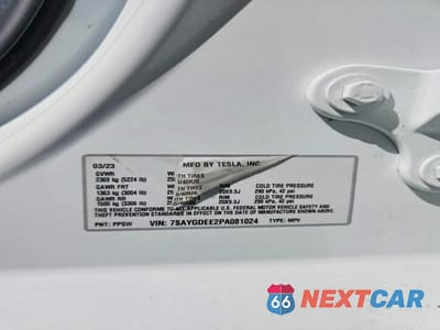 Zdjęcie 12 z 12 samochodu: 2023 TESLA MODEL Y VIN:7SAYGDEE2PA081024 - miniatura