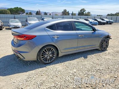 Trzecie zdjęcie samochodu z tyłu: 2018 HYUNDAI ELANTRA SPORT VIN:KMHD04LB2JU507557 - miniatura