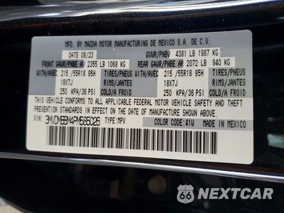 Zdjęcie 13 z 13 samochodu: 2023 MAZDA CX-30 SELECT VIN:3MVDMBBM4PM585026 - miniatura