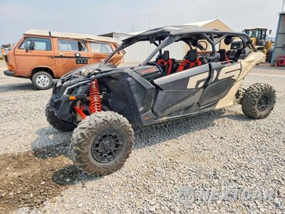 Trzecie zdjęcie samochodu z tyłu: 2023 CAN-AM MAVERICK X3 UTILITY VEHICLE VIN:3JBVNAV25PE001379 - miniatura