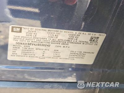 Zdjęcie 14 z 14 samochodu: 2018 CHEVROLET EQUINOX LT VIN:3GNAXSEV4JS536242 - miniatura