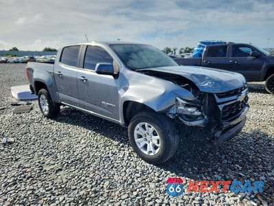Czwarte zdjęcie samochodu z boku: 2022 CHEVROLET COLORADO LT VIN:1GCGTCEN4N1277442 - miniatura