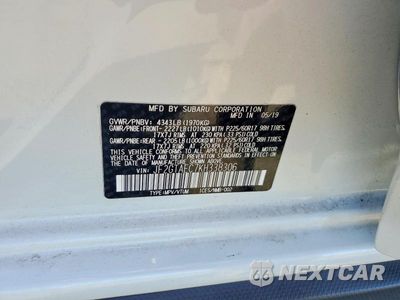Zdjęcie 12 z 12 samochodu: 2019 SUBARU CROSSTREK PREMIUM VIN:JF2GTAEC7KH338306 - miniatura