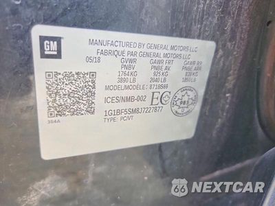 Zdjęcie 12 z 12 samochodu: 2018 CHEVROLET CRUZE PREMIER VIN:1G1BF5SM8J7227877 - miniatura