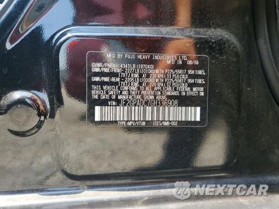 Zdjęcie 12 z 12 samochodu: 2016 SUBARU CROSSTREK PREMIUM VIN:JF2GPADC7GH336908 - miniatura