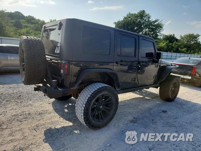 Trzecie zdjęcie samochodu z tyłu: 2008 JEEP WRANGLER UNLIMITED RUBICON VIN:1J4GA69108L613895 - miniatura