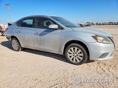 Czwarte zdjęcie samochodu z boku: 2017 NISSAN SENTRA S VIN:3N1AB7AP7HY260080 - miniatura