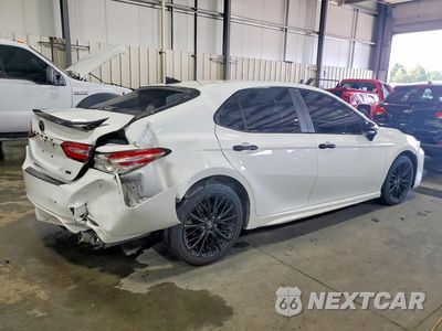 Trzecie zdjęcie samochodu z tyłu: 2020 TOYOTA CAMRY SE NIGHTSHADE VIN:4T1G11AK7LU345956 - miniatura
